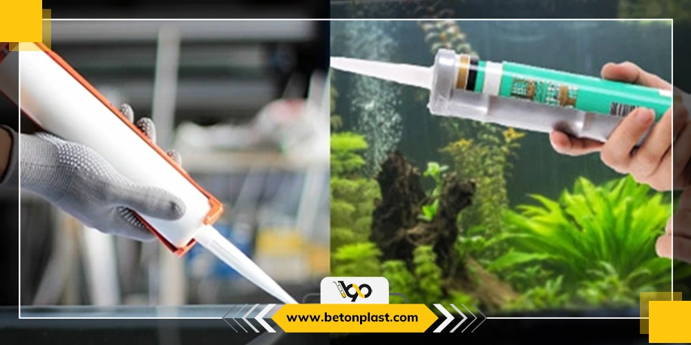 چسب سیلیکون و چسب آکواریوم