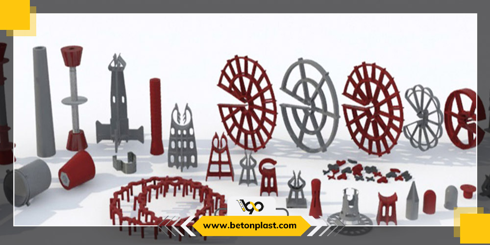 اسپیسر پلاستیکی در بتن ریزی