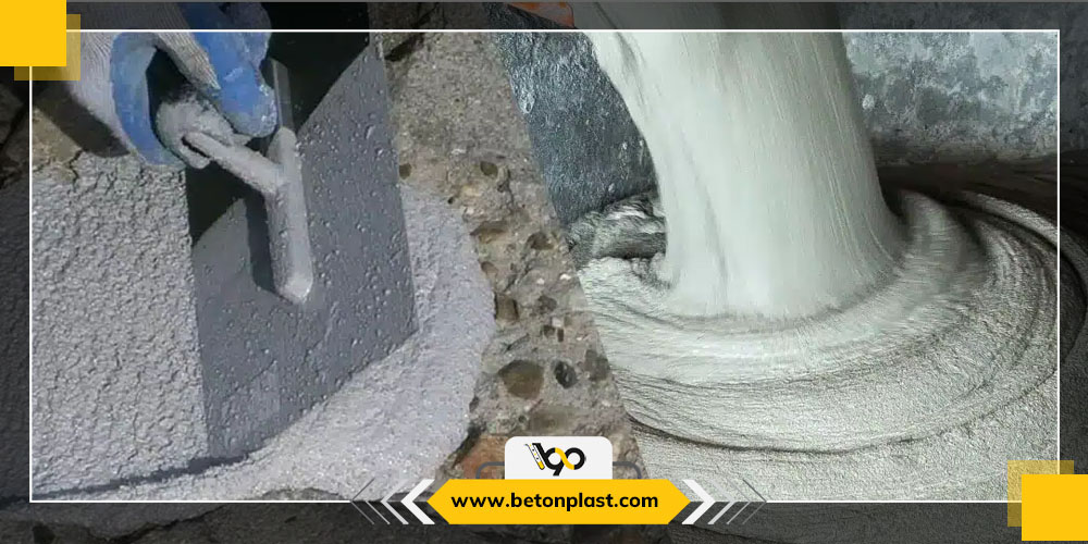 مخلوط کردن سیمان با چسب بتن