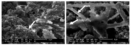 ریزساختار بتن همراه با نانو ذره sio2  بعد از  - اخبار و مقالات بتن پلاست