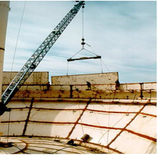 ساخت تا نك فولادي در محل