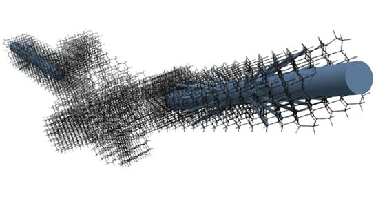 هزاران تونل در هم پیچیده و کلاف مانند به قطر چند نانومتر