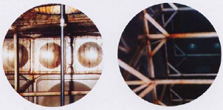 بروز خوردگي شديد در مخازن ذخيره آب - بتن پلاست