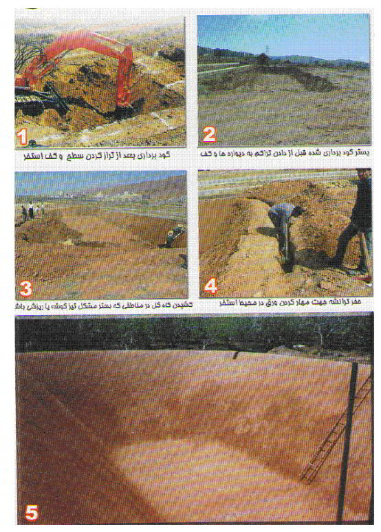 آماده سازي سطح براي بهره برداري