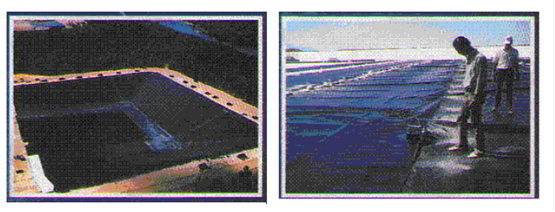 كشش وبرش براي بررسي نحوه اتصال ورقه ژئو ممبران