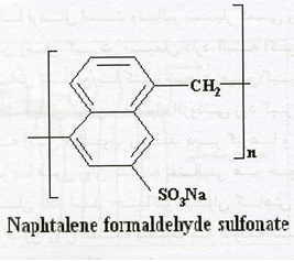 ساختار مولکولی فوق روان کننده بر پایه ملامین