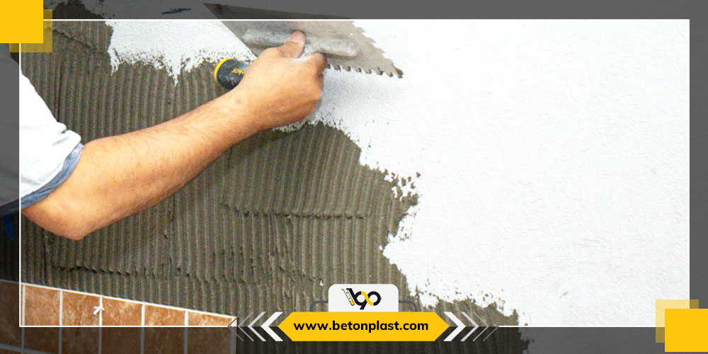 نصب کاشی با چسب روی سیمان